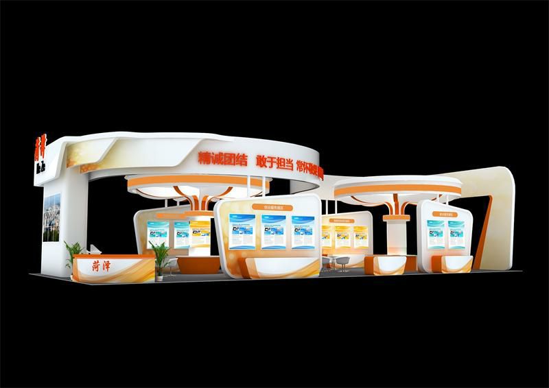 绿色展台搭建
