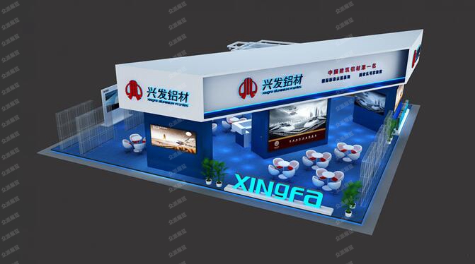 铝门窗展台搭建